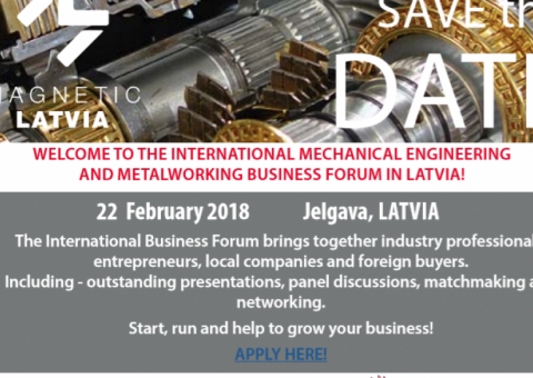 International Mechanical Engineering and Metalworking business forum in Latvia