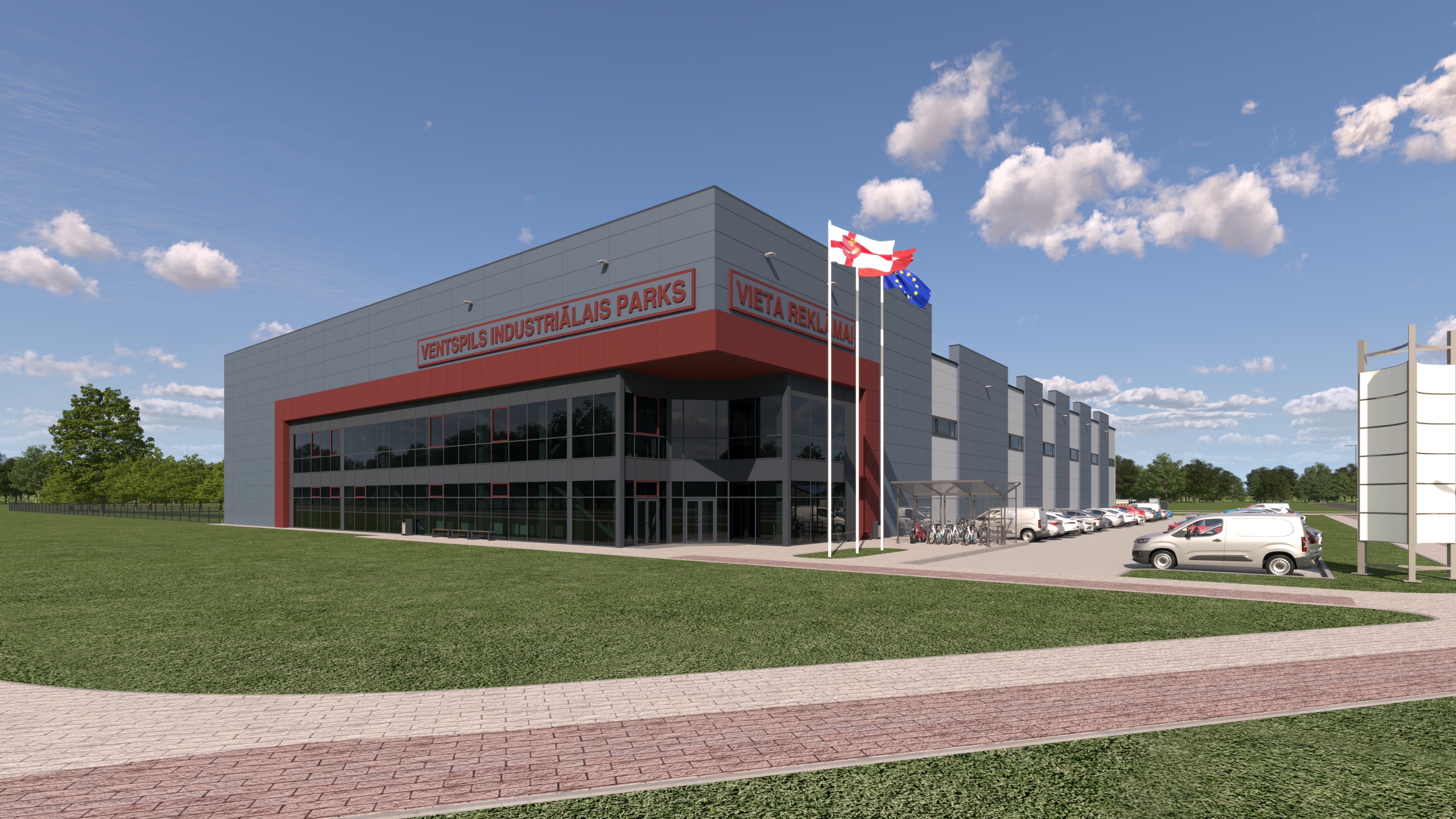 Līdz 1507 iespējams pieteikties Ventspils industriālā parka ražošanas ēkas nomas tiesību izsolei