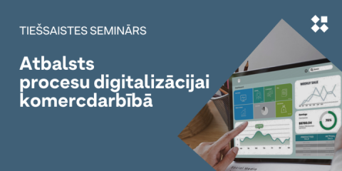 1007 LIAA tiešsaistes seminārs par atbalstu procesu digitalizācijai komercdarbībā