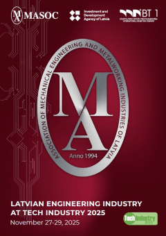 LATVIAN ENGINEERING INDUSTRY AT TECH INDUSTRY 2025