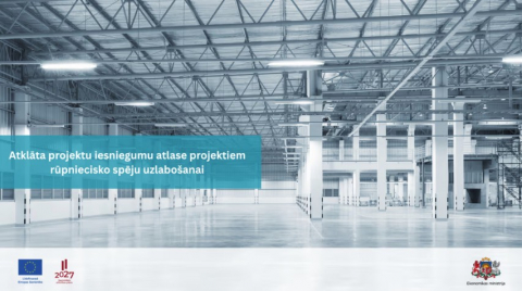 Atklāta projektu iesniegumu atlase projektiem militāro un divējāda lietojuma produktu ražošanas attīstībai