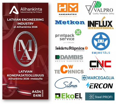 Meet 15 Latvian companies at Alihankinta 2026