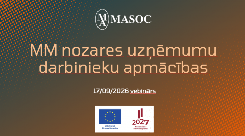 Materiāli no MASOC 170926 vebināra par Apmācību projektu