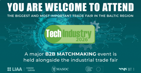 2611 starptautiska B2B klātienes kontaktbirža Rīgā Tech Industry laikā