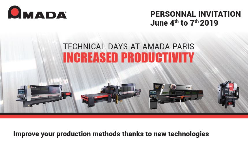 Izstādes AMADA Technical Days apmeklējums 47 jūnijs Parīze