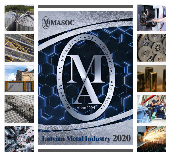 Elektroniski pieejams jaunais nozares katalogs LATVIAN METAL INDUSTRY 2020