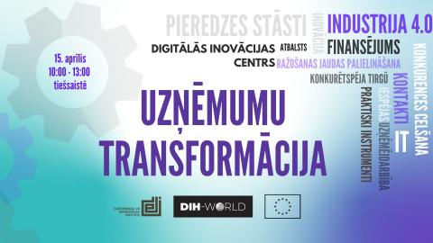 1504 online pasākums DIH kā MVU digitālās transformācijas veicinātājs