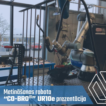STOKKER aicina pieteikt dalību metināšanas robota COBRO UR10e prezentācijā 7 vai 8 februārī